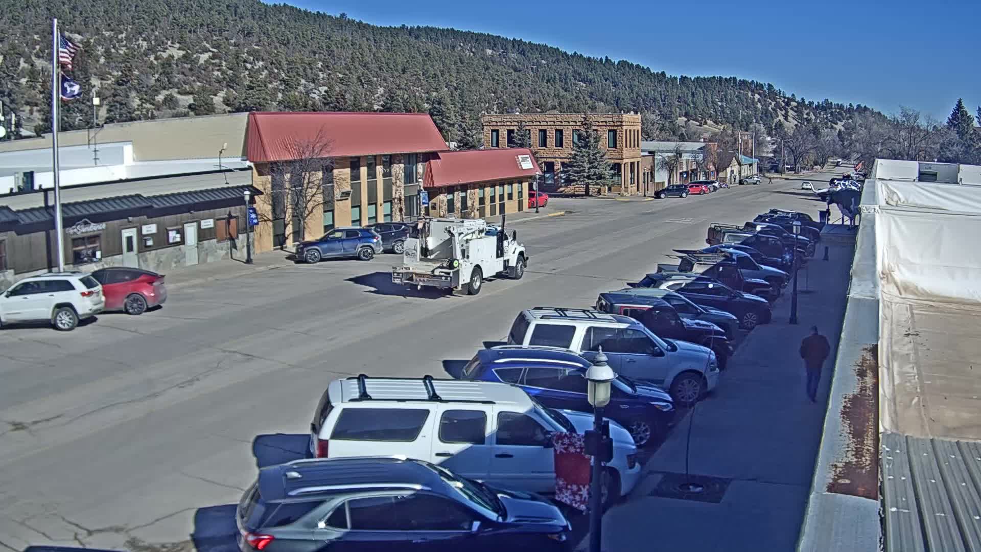 Sundance Village, East Main Street  Live Cam - Sundance, Crook, Wyoming, USA