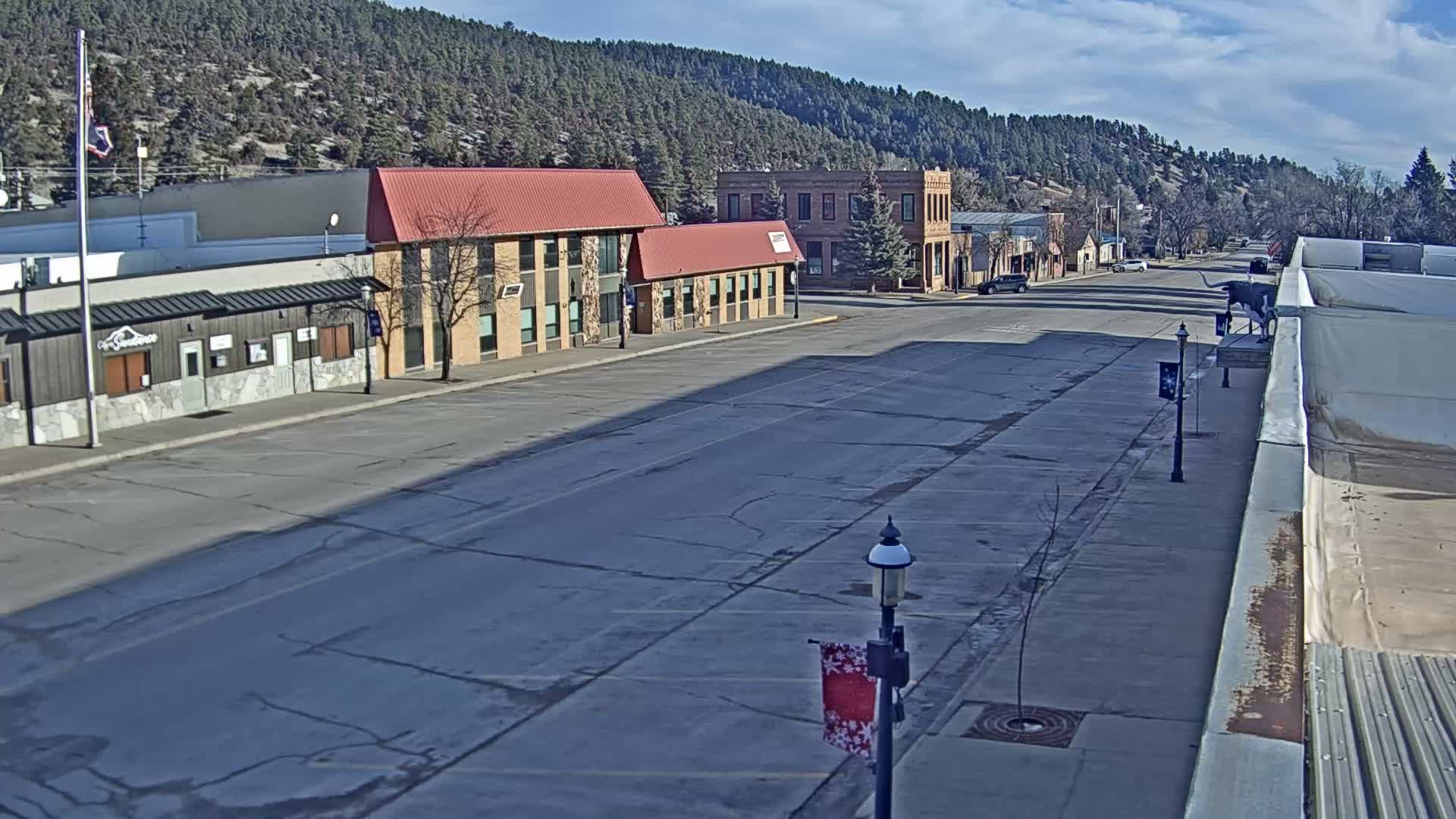 Sundance Village, East Main Street  Live Cam - Sundance, Crook, Wyoming, USA
