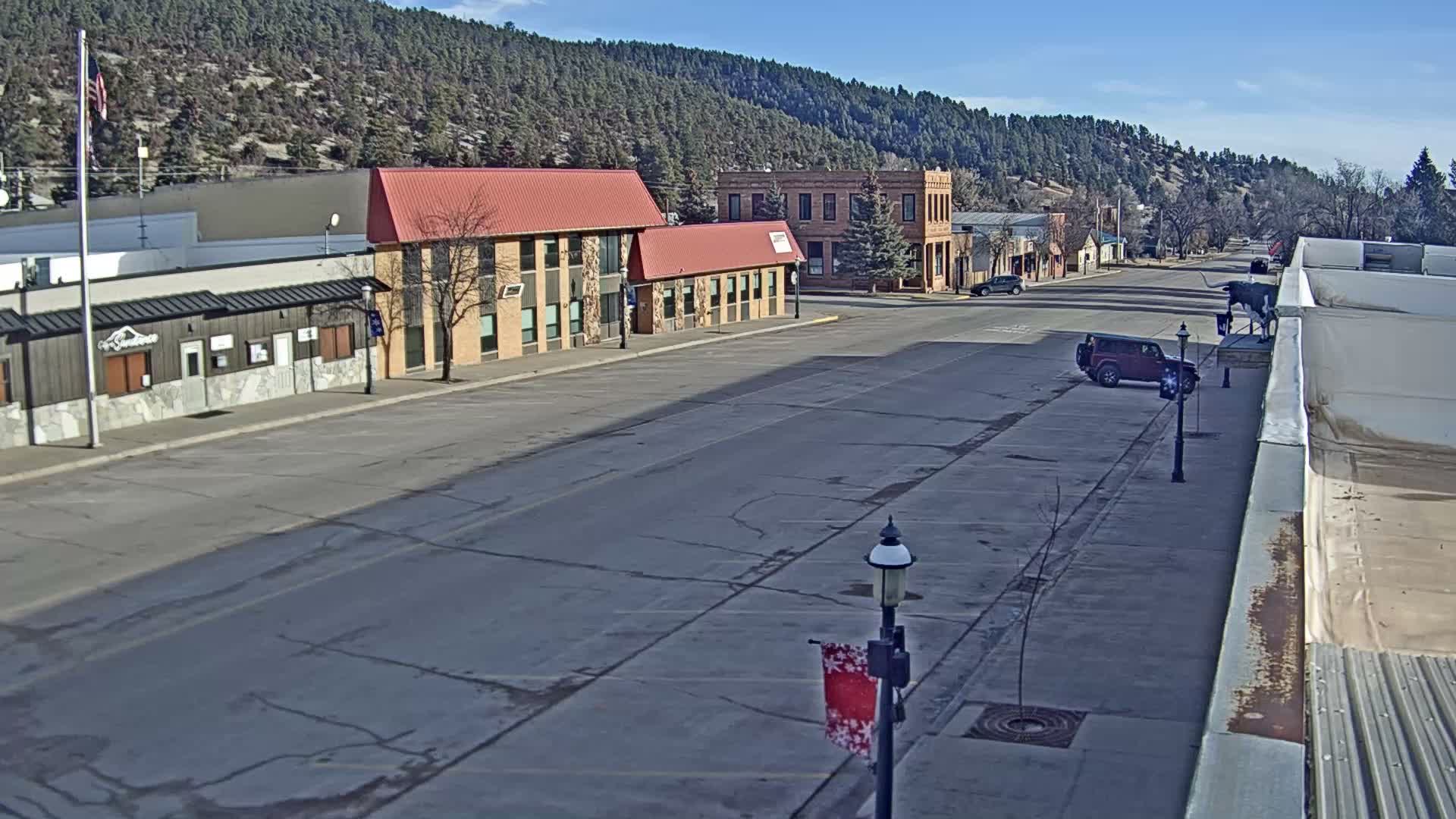 Sundance Village, East Main Street  Live Cam - Sundance, Crook, Wyoming, USA