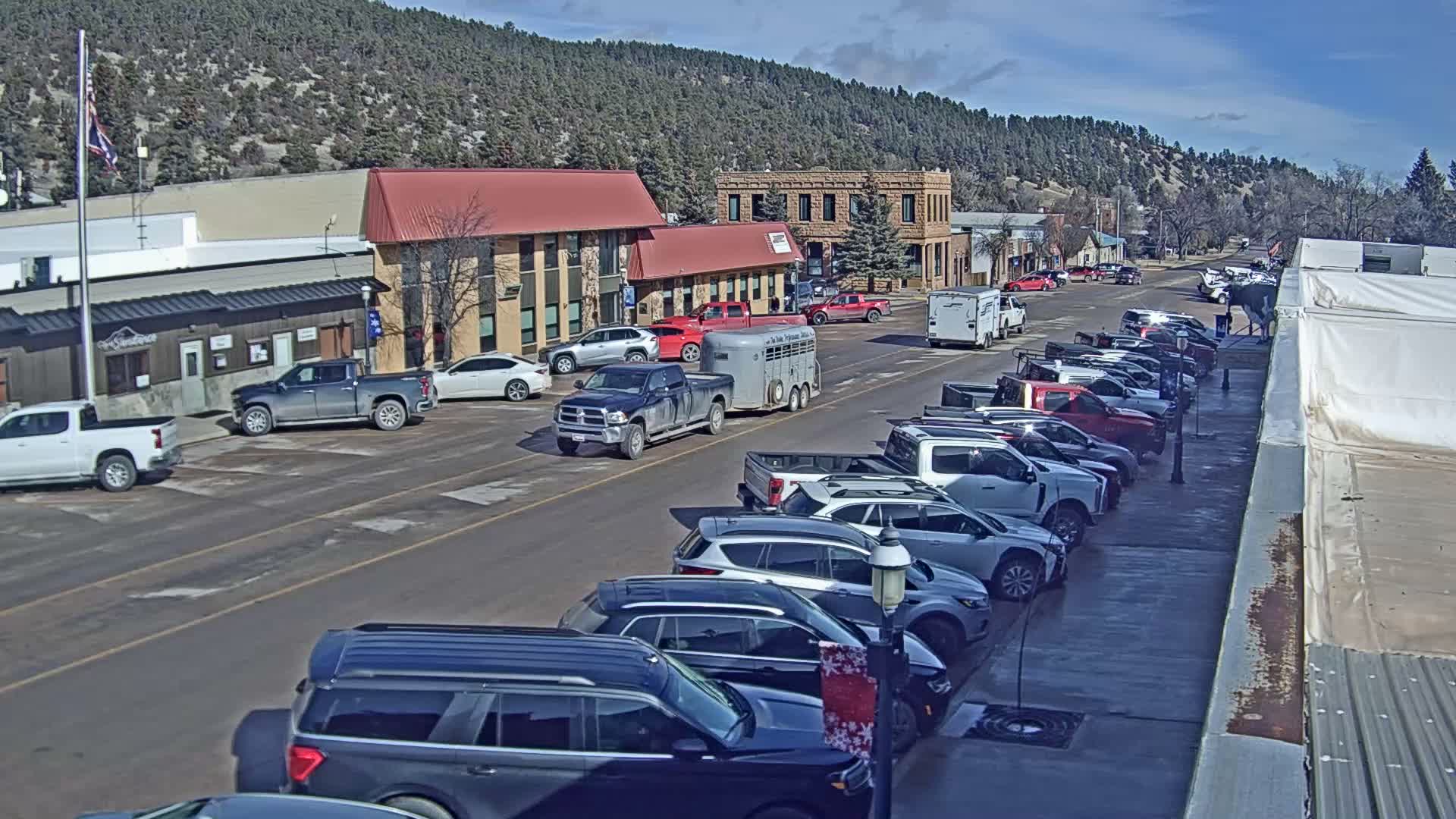 Sundance Village, East Main Street  Live Cam - Sundance, Crook, Wyoming, USA