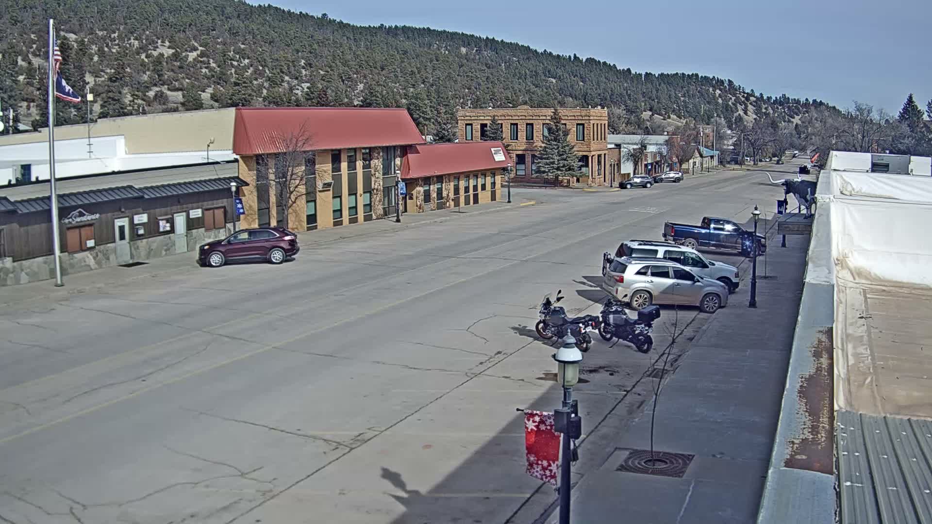 Sundance Village, East Main Street  Live Cam - Sundance, Crook, Wyoming, USA