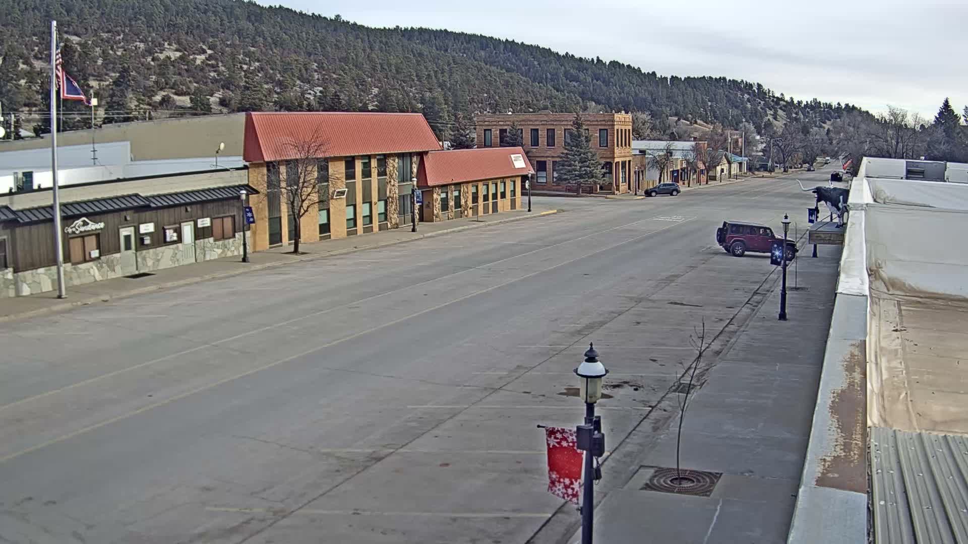 Sundance Village, East Main Street  Live Cam - Sundance, Crook, Wyoming, USA