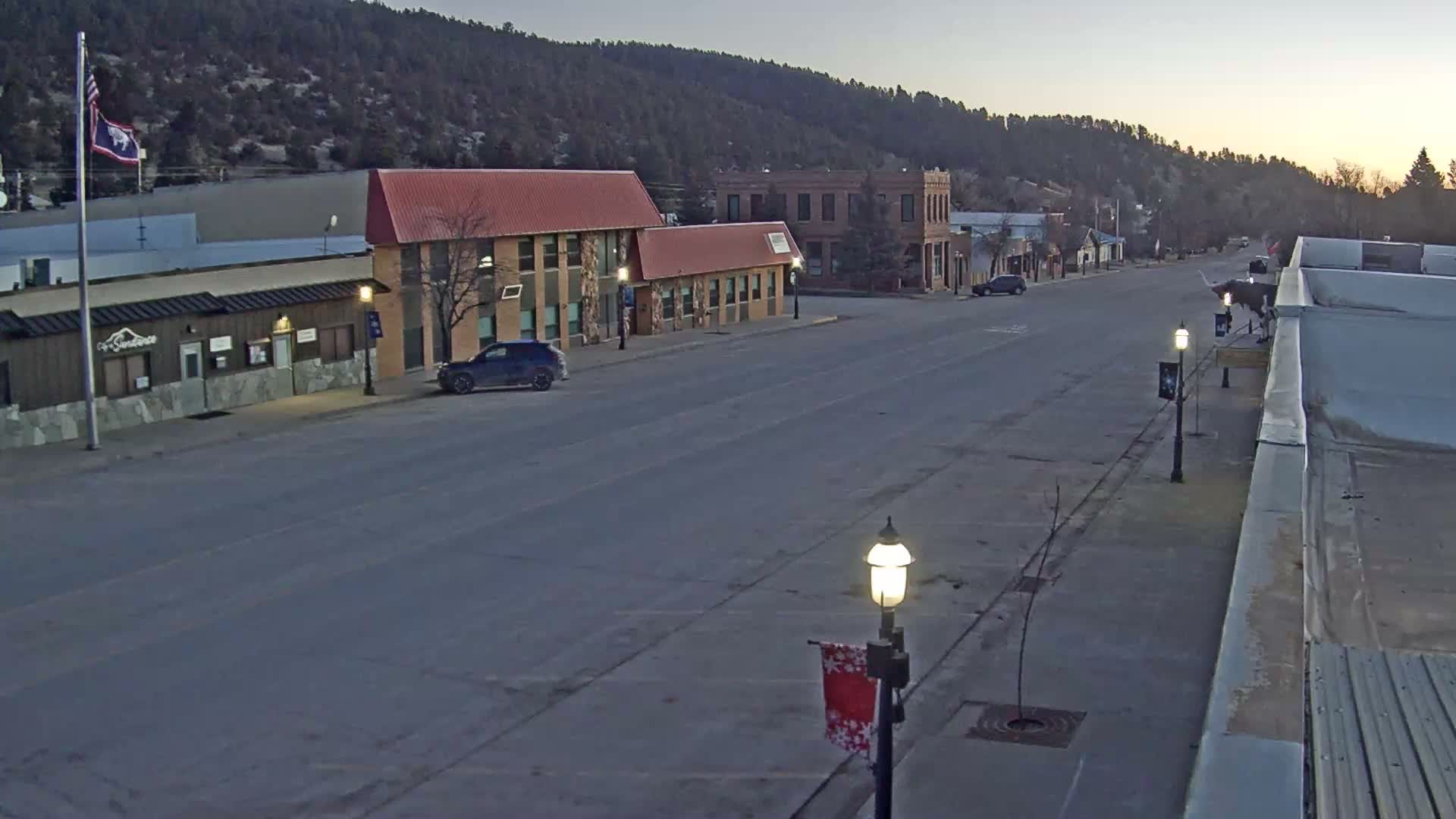 Sundance Village, East Main Street  Live Cam - Sundance, Crook, Wyoming, USA