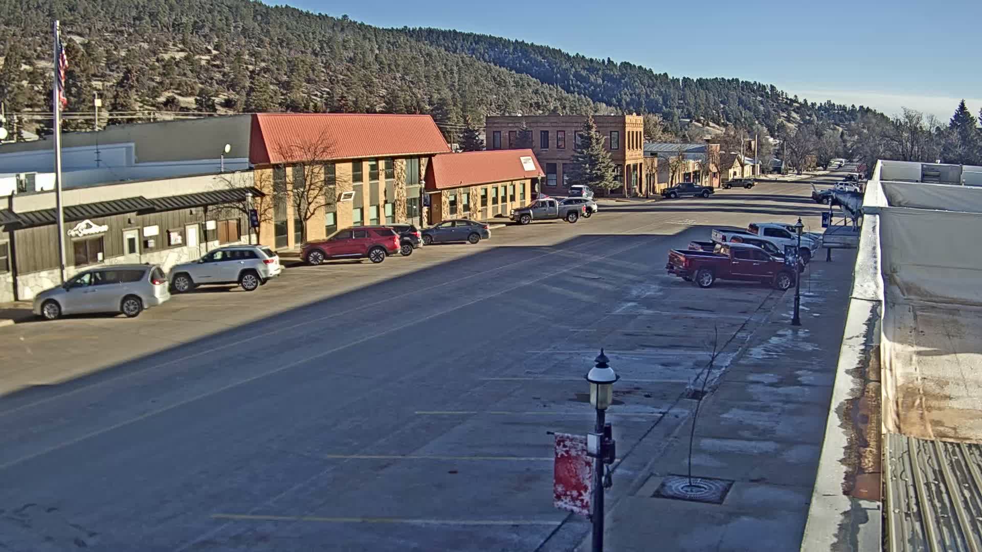 Sundance Village, East Main Street  Live Cam - Sundance, Crook, Wyoming, USA