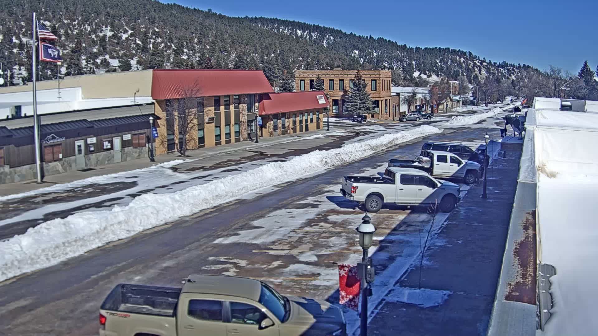 Sundance Village, East Main Street  Live Cam - Sundance, Crook, Wyoming, USA