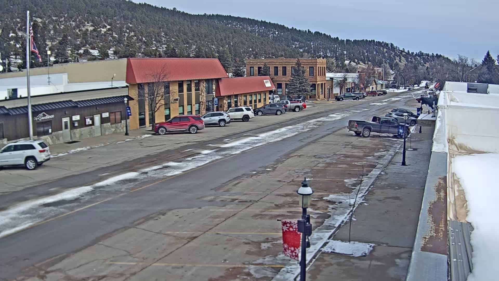 Sundance Village, East Main Street  Live Cam - Sundance, Crook, Wyoming, USA