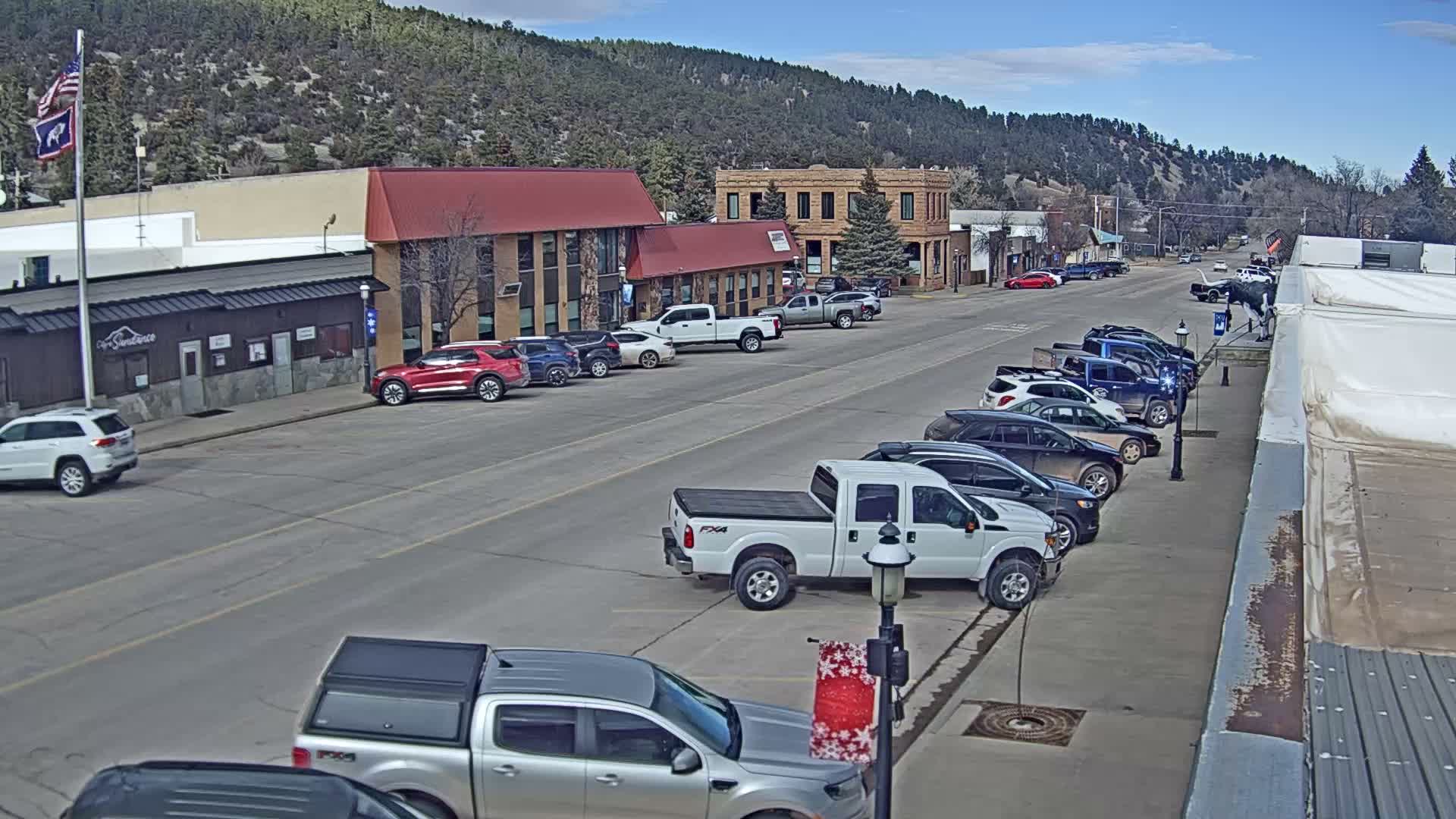 Sundance Village, East Main Street  Live Cam - Sundance, Crook, Wyoming, USA