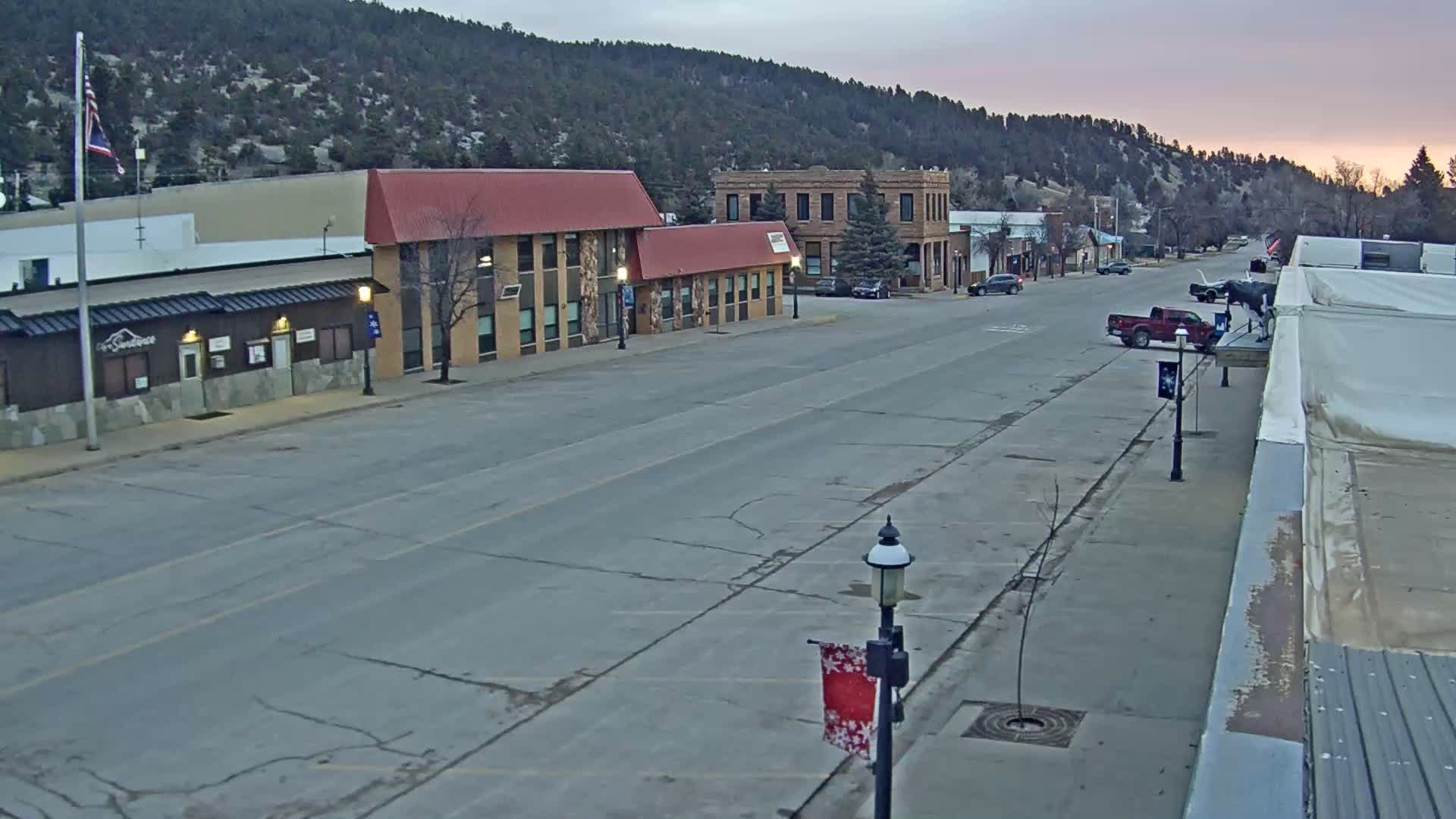 Sundance Village, East Main Street  Live Cam - Sundance, Crook, Wyoming, USA