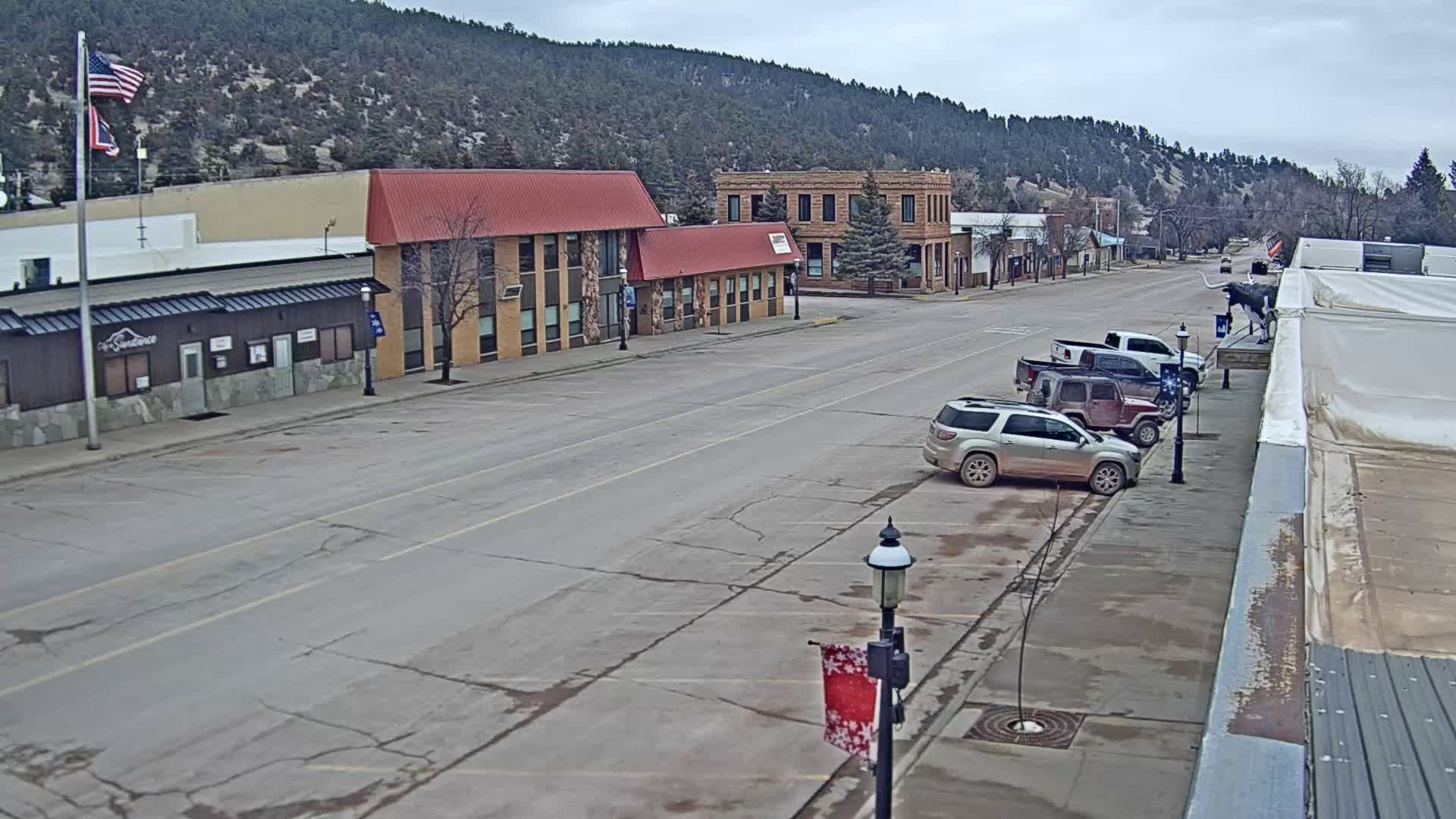 Sundance Village, East Main Street  Live Cam - Sundance, Crook, Wyoming, USA
