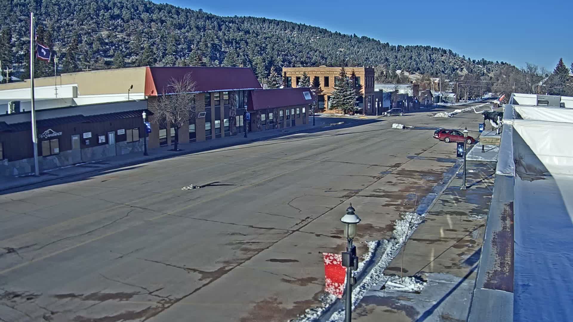 Sundance Village, East Main Street  Live Cam - Sundance, Crook, Wyoming, USA