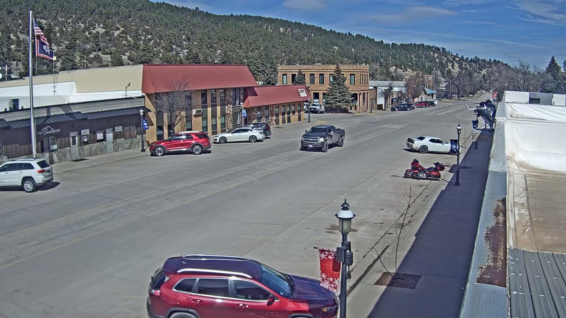 Sundance Village, East Main Street  Live Cam - Sundance, Crook, Wyoming, USA