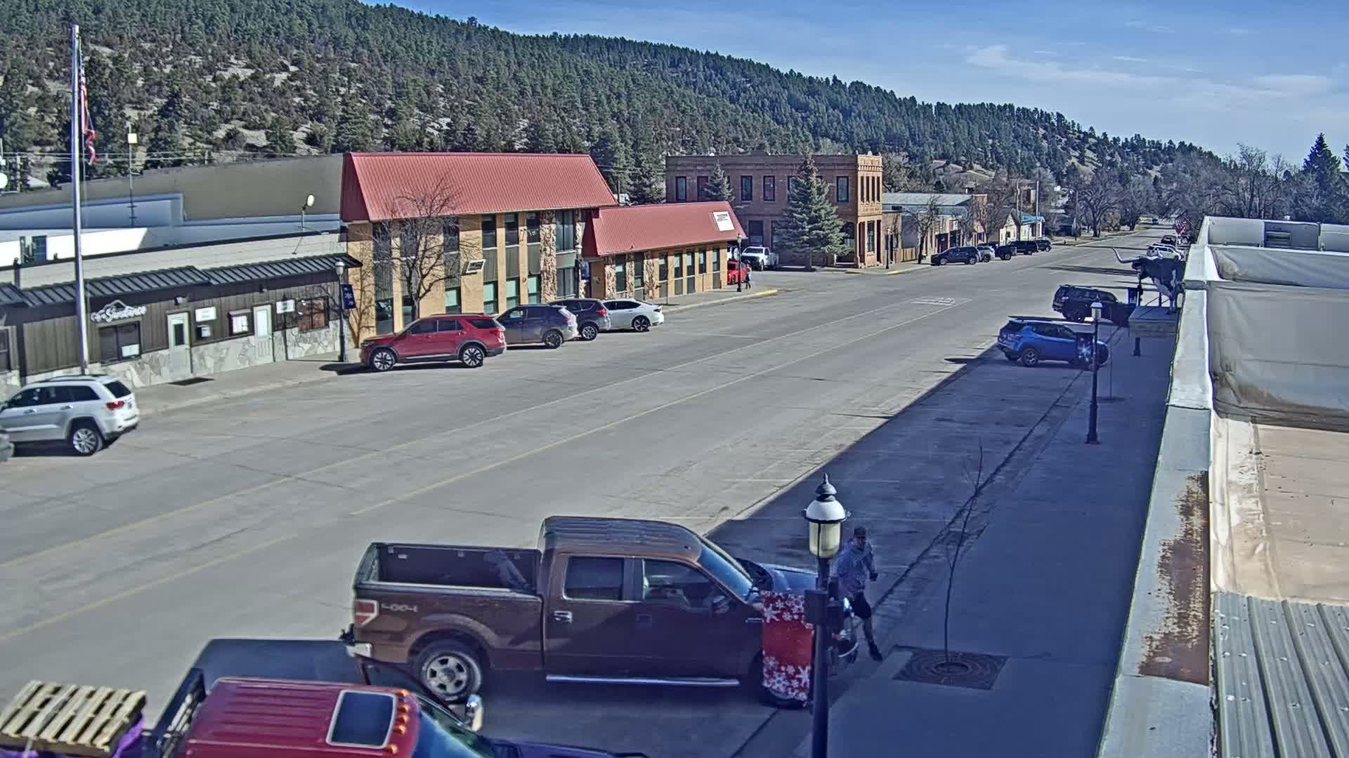 Sundance Village, East Main Street  Live Cam - Sundance, Crook, Wyoming, USA