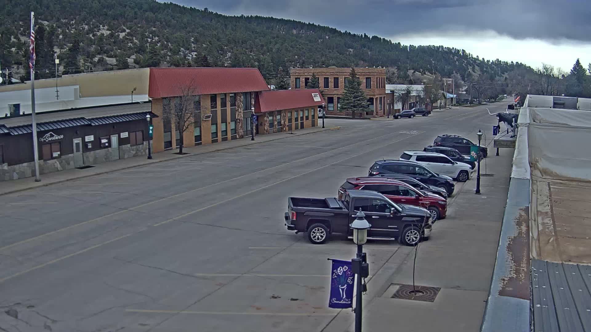 Sundance Village, East Main Street  Live Cam - Sundance, Crook, Wyoming, USA