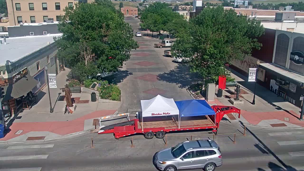Sheridan, Grinnell Plaza & East Grinnell Street  Live Cam - Sheridan, Sheridan County, Wyoming, USA