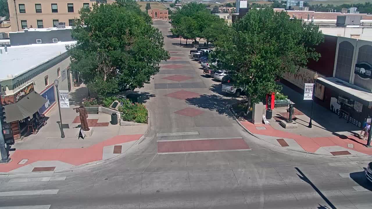 Sheridan, Grinnell Plaza & East Grinnell Street  Live Cam - Sheridan, Sheridan County, Wyoming, USA