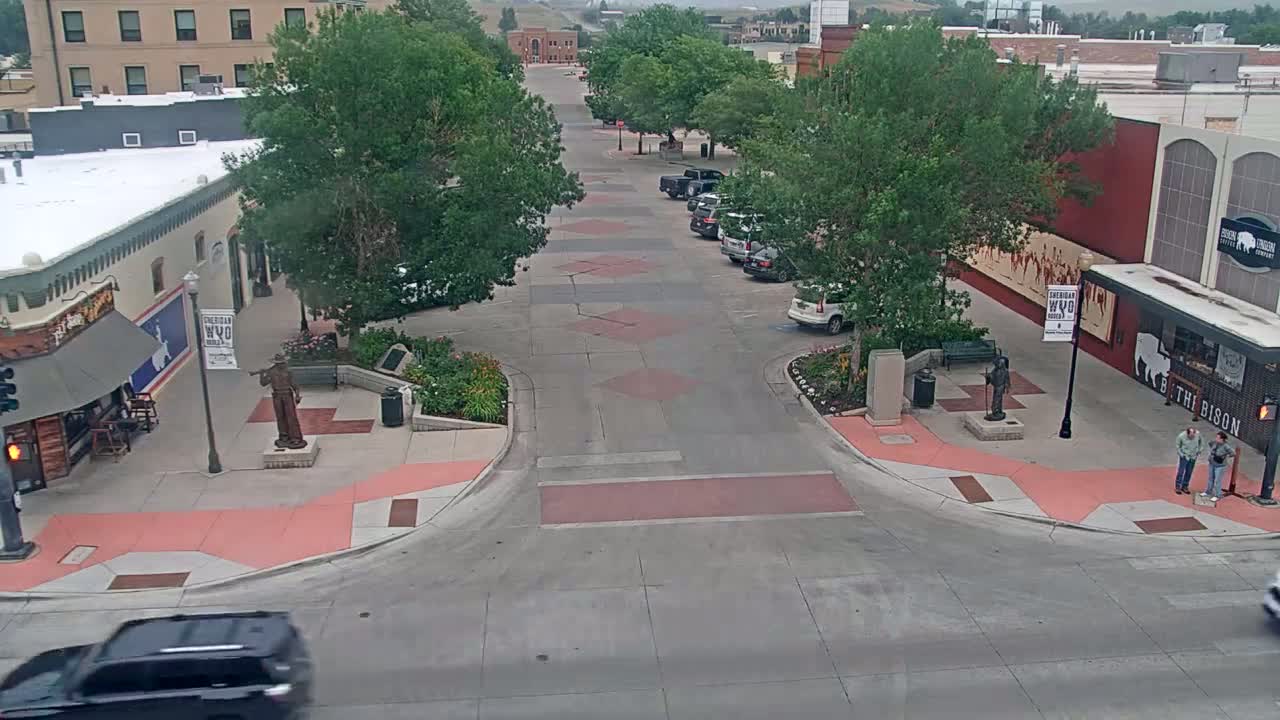 Sheridan, Grinnell Plaza & East Grinnell Street  Live Cam - Sheridan, Sheridan County, Wyoming, USA
