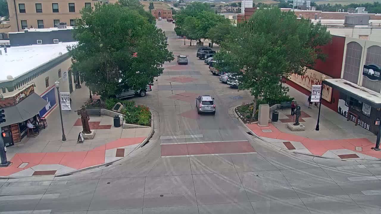 Sheridan, Grinnell Plaza & East Grinnell Street  Live Cam - Sheridan, Sheridan County, Wyoming, USA