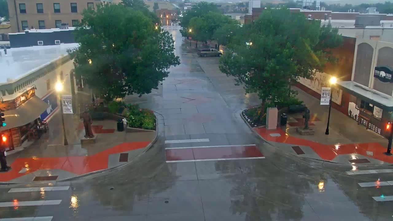 Sheridan, Grinnell Plaza & East Grinnell Street  Live Cam - Sheridan, Sheridan County, Wyoming, USA