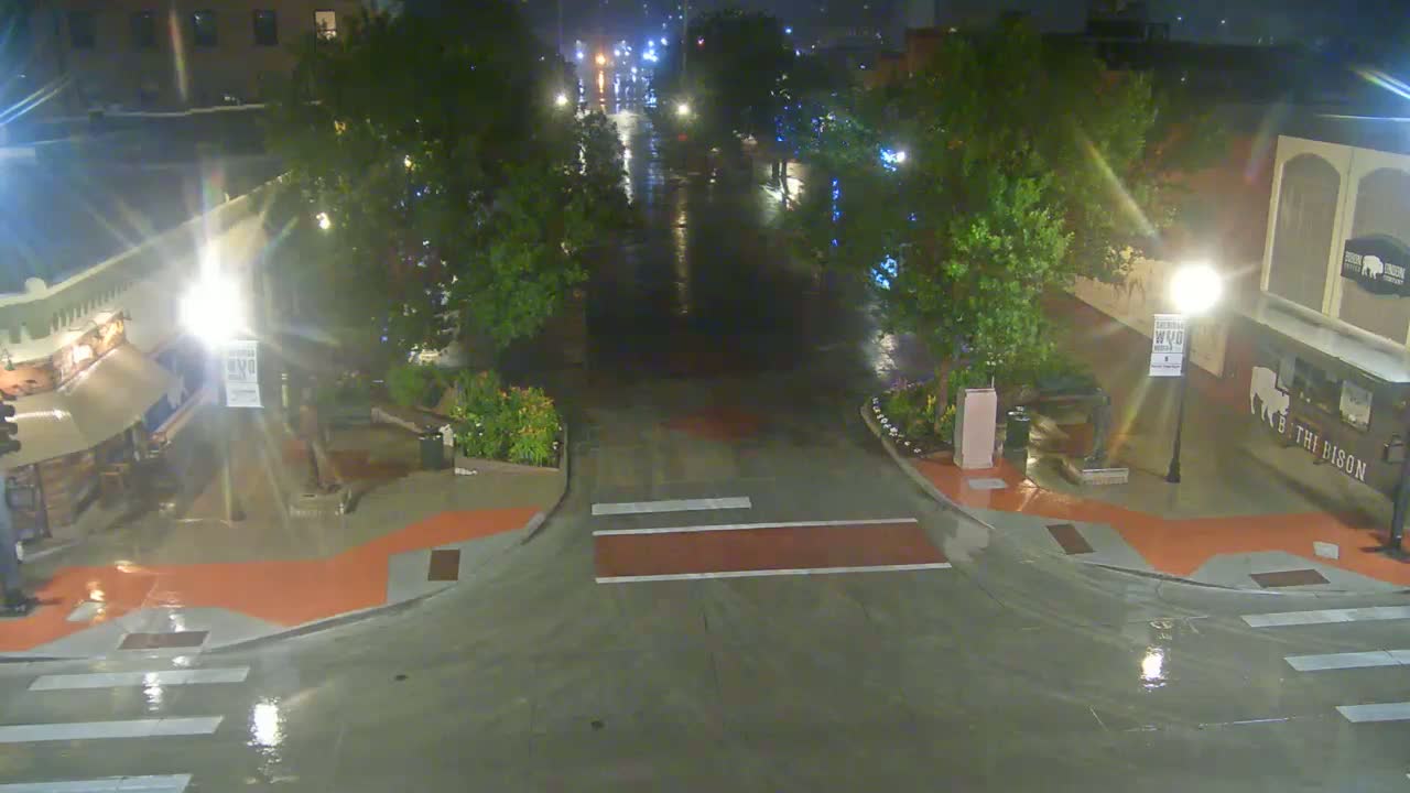 Sheridan, Grinnell Plaza & East Grinnell Street  Live Cam - Sheridan, Sheridan County, Wyoming, USA