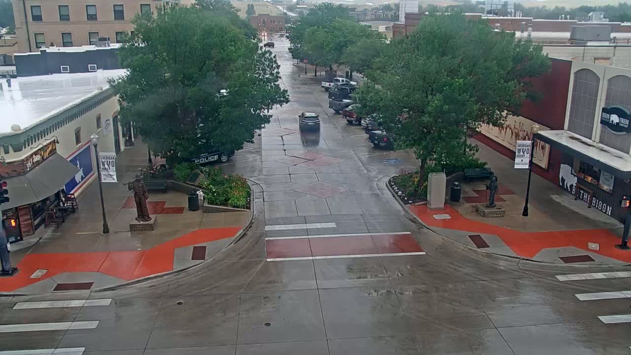 Sheridan, Grinnell Plaza & East Grinnell Street  Live Cam - Sheridan, Sheridan County, Wyoming, USA