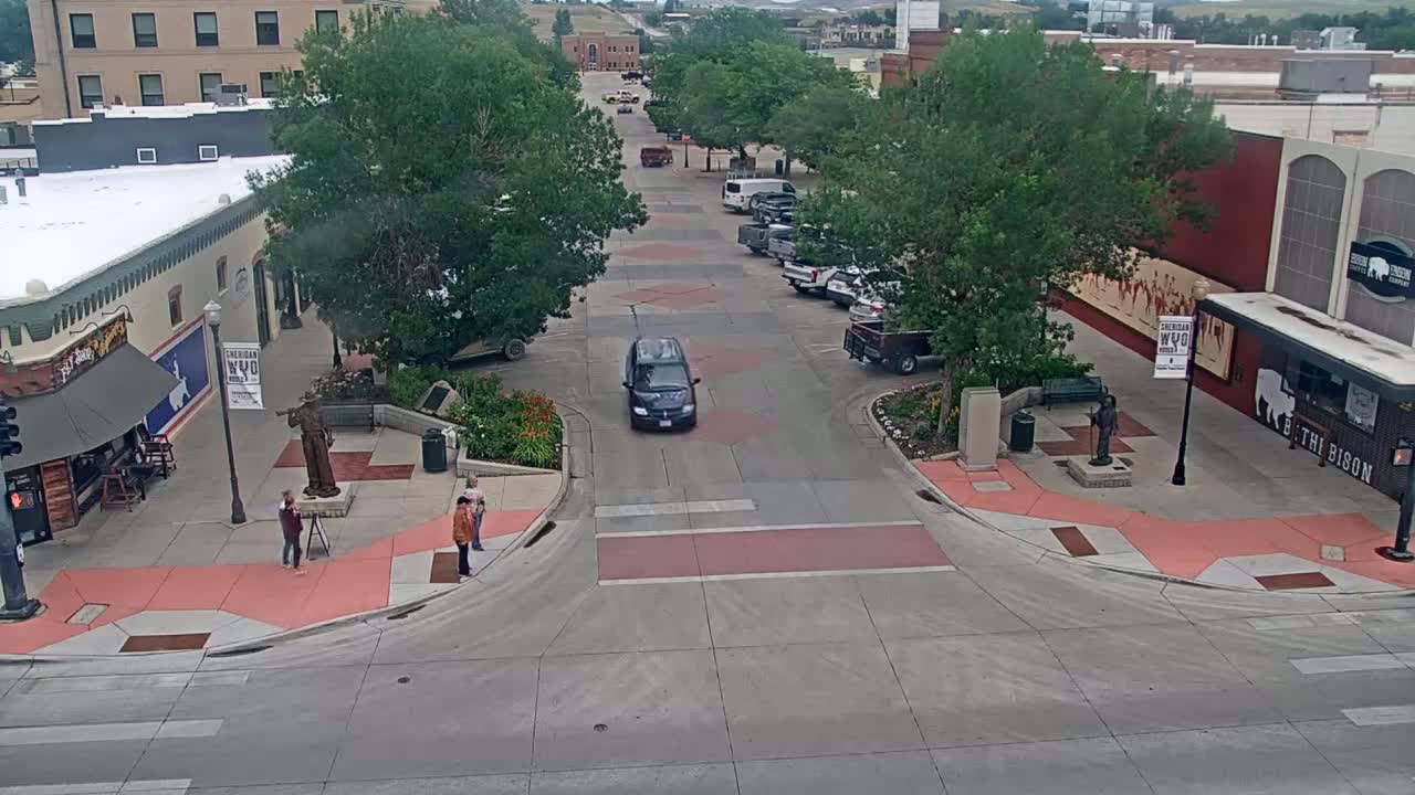 Sheridan, Grinnell Plaza & East Grinnell Street  Live Cam - Sheridan, Sheridan County, Wyoming, USA