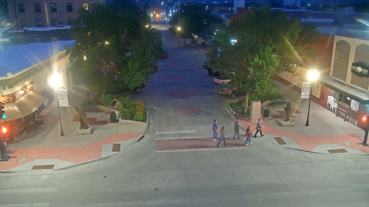 Sheridan, Grinnell Plaza & East Grinnell Street  Live Cam - Sheridan, Sheridan County, Wyoming, USA