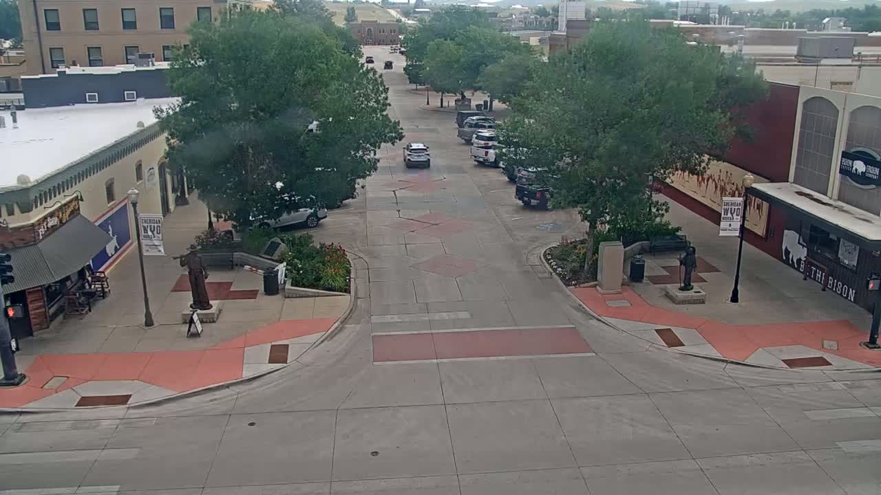 Sheridan, Grinnell Plaza & East Grinnell Street  Live Cam - Sheridan, Sheridan County, Wyoming, USA
