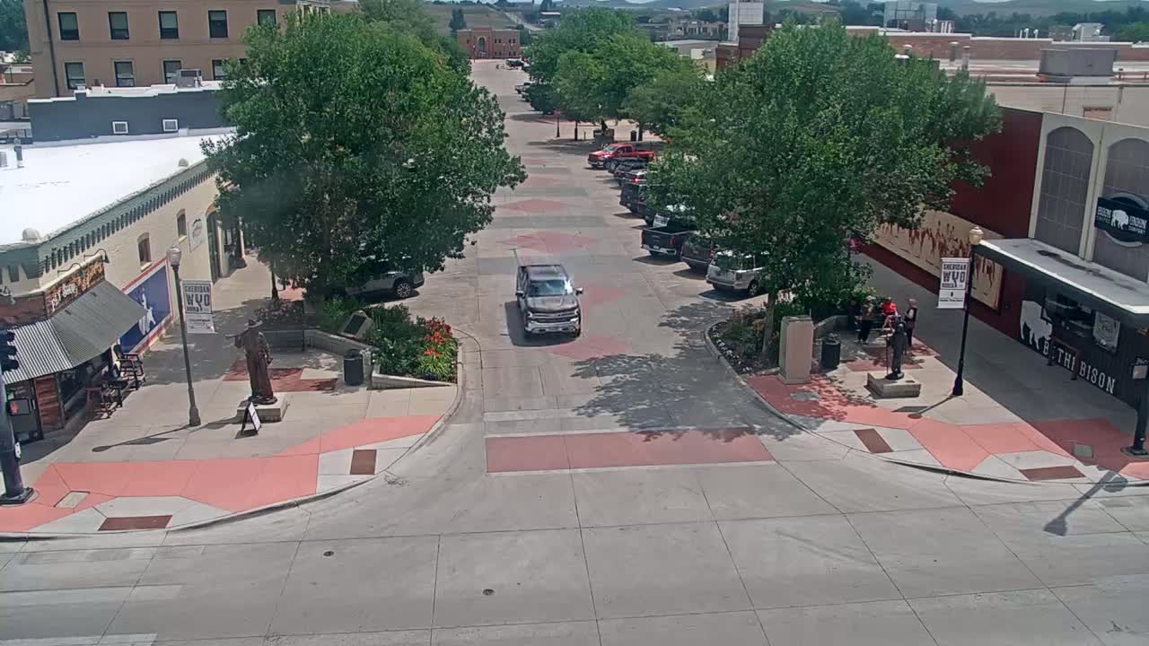 Sheridan, Grinnell Plaza & East Grinnell Street  Live Cam - Sheridan, Sheridan County, Wyoming, USA