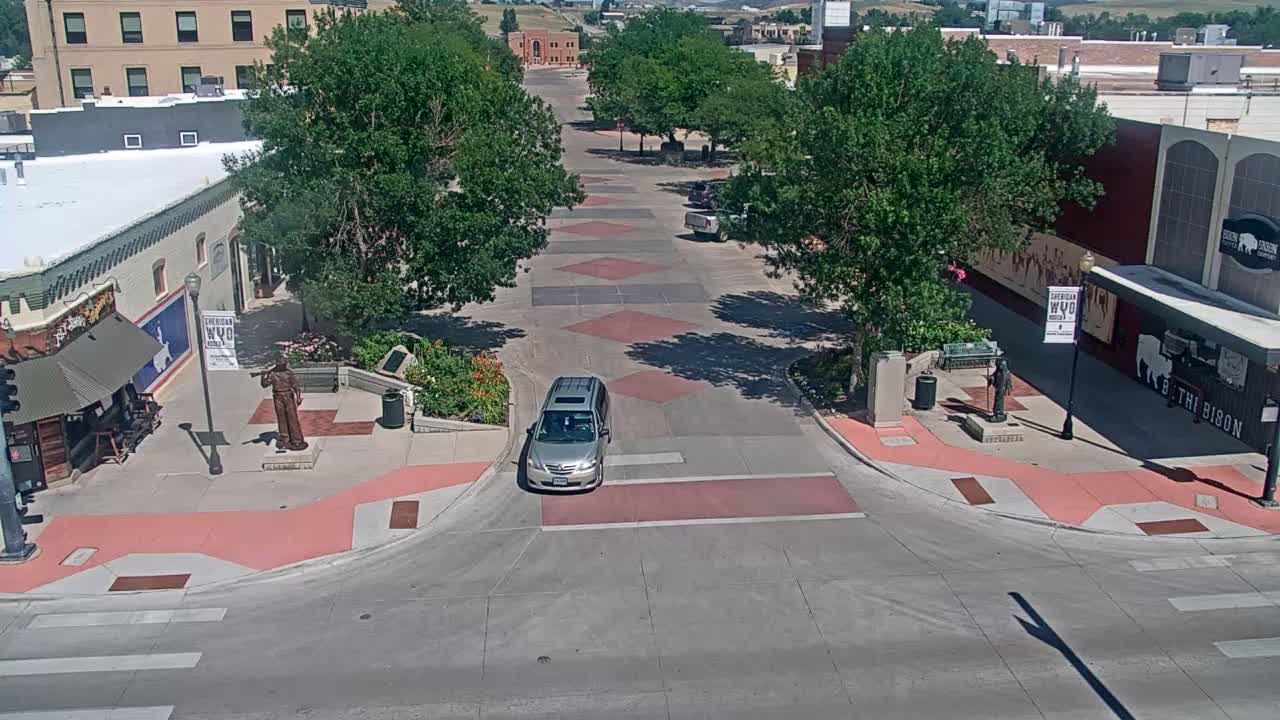 Sheridan, Grinnell Plaza & East Grinnell Street  Live Cam - Sheridan, Sheridan County, Wyoming, USA