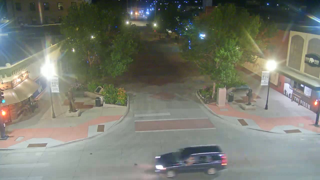 Sheridan, Grinnell Plaza & East Grinnell Street  Live Cam - Sheridan, Sheridan County, Wyoming, USA