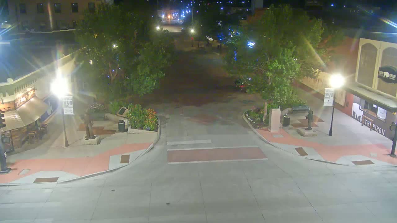 Sheridan, Grinnell Plaza & East Grinnell Street  Live Cam - Sheridan, Sheridan County, Wyoming, USA