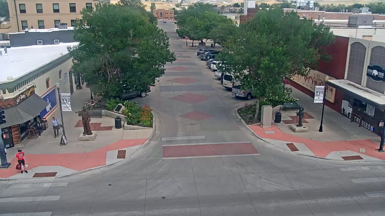 Sheridan, Grinnell Plaza & East Grinnell Street  Live Cam - Sheridan, Sheridan County, Wyoming, USA