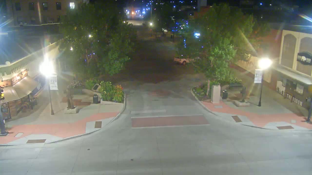 Sheridan, Grinnell Plaza & East Grinnell Street  Live Cam - Sheridan, Sheridan County, Wyoming, USA