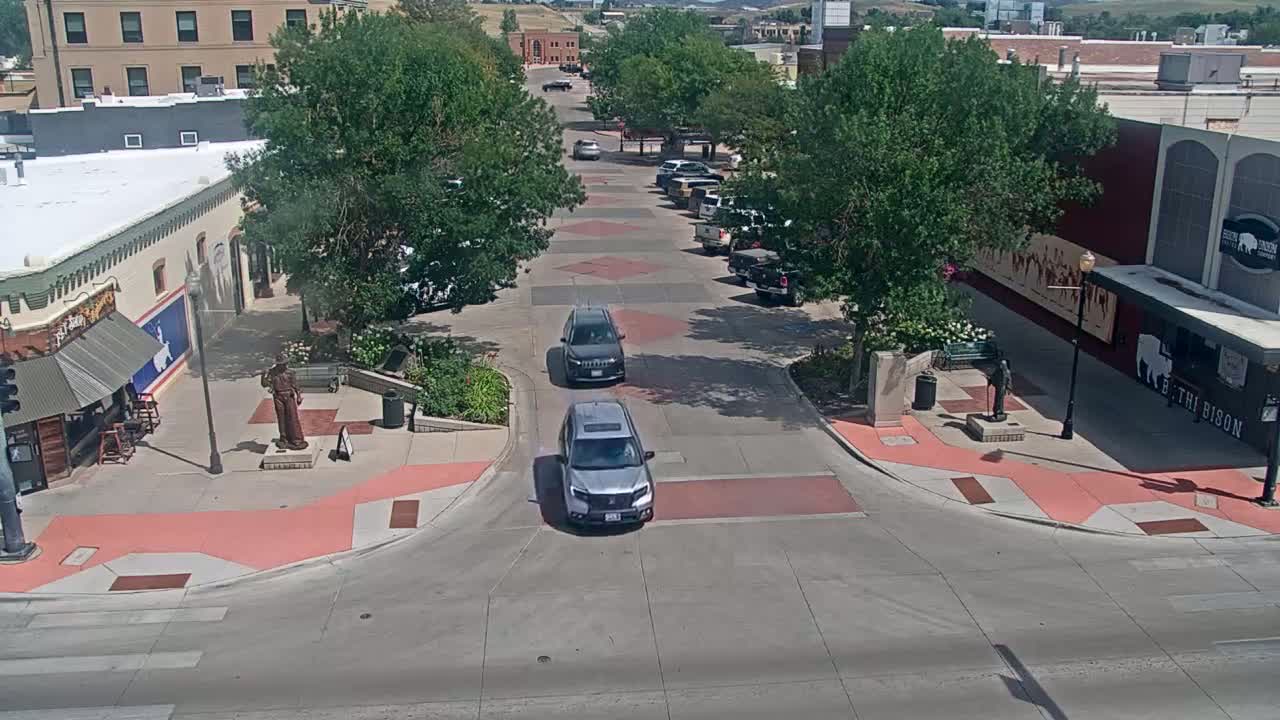 Sheridan, Grinnell Plaza & East Grinnell Street  Live Cam - Sheridan, Sheridan County, Wyoming, USA