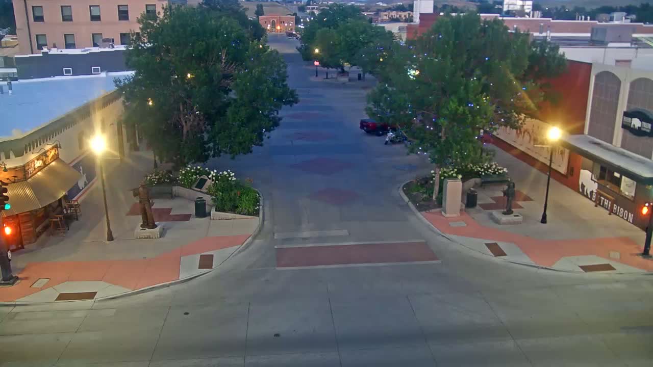 Sheridan, Grinnell Plaza & East Grinnell Street  Live Cam - Sheridan, Sheridan County, Wyoming, USA