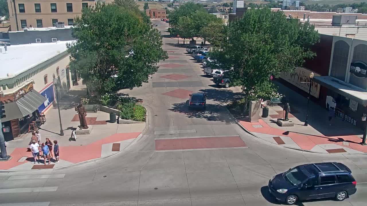 Sheridan, Grinnell Plaza & East Grinnell Street  Live Cam - Sheridan, Sheridan County, Wyoming, USA