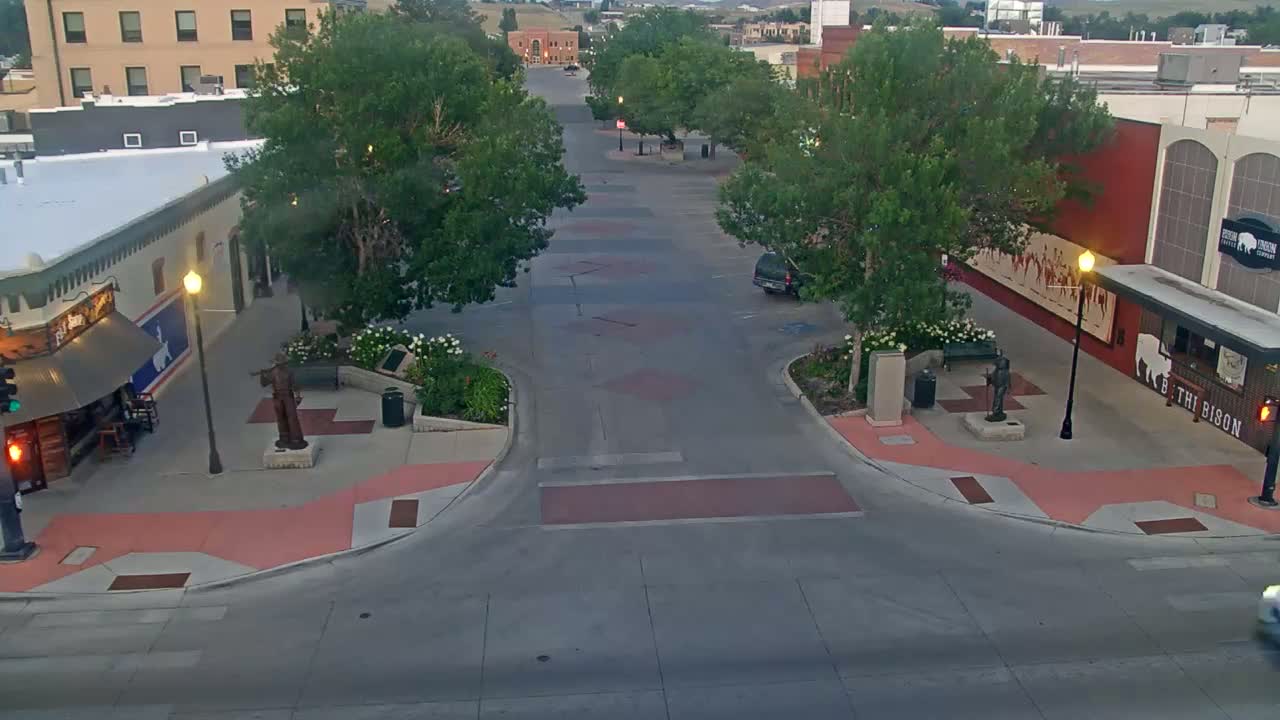 Sheridan, Grinnell Plaza & East Grinnell Street  Live Cam - Sheridan, Sheridan County, Wyoming, USA