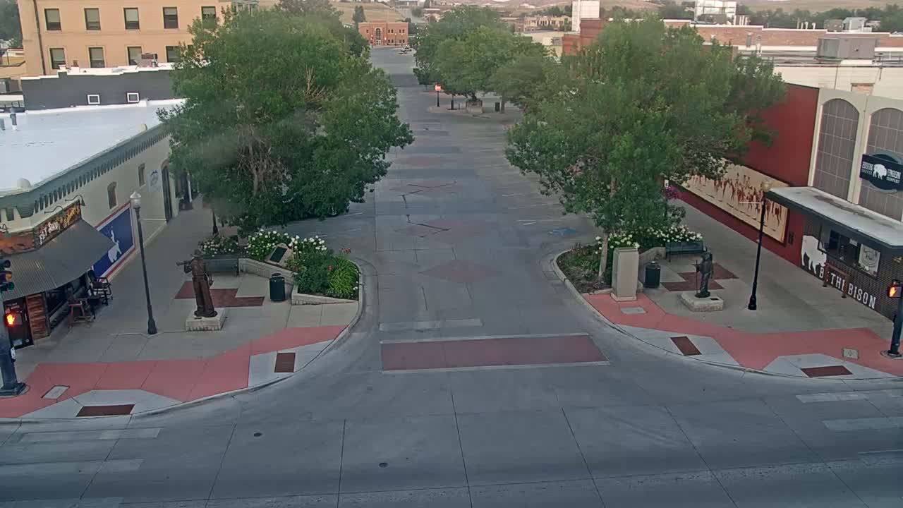 Sheridan, Grinnell Plaza & East Grinnell Street  Live Cam - Sheridan, Sheridan County, Wyoming, USA