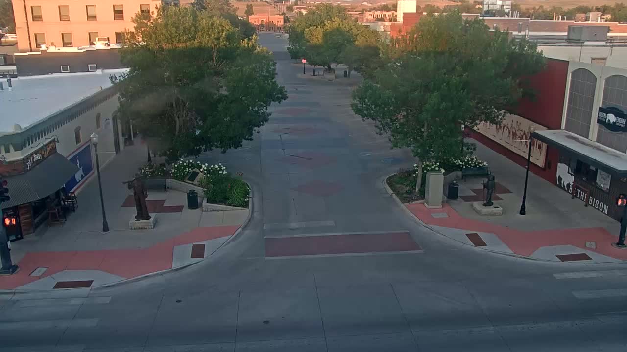 Sheridan, Grinnell Plaza & East Grinnell Street  Live Cam - Sheridan, Sheridan County, Wyoming, USA