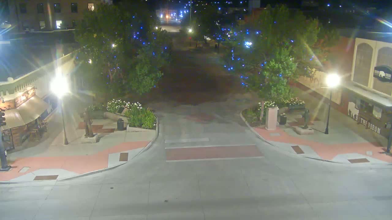 Sheridan, Grinnell Plaza & East Grinnell Street  Live Cam - Sheridan, Sheridan County, Wyoming, USA