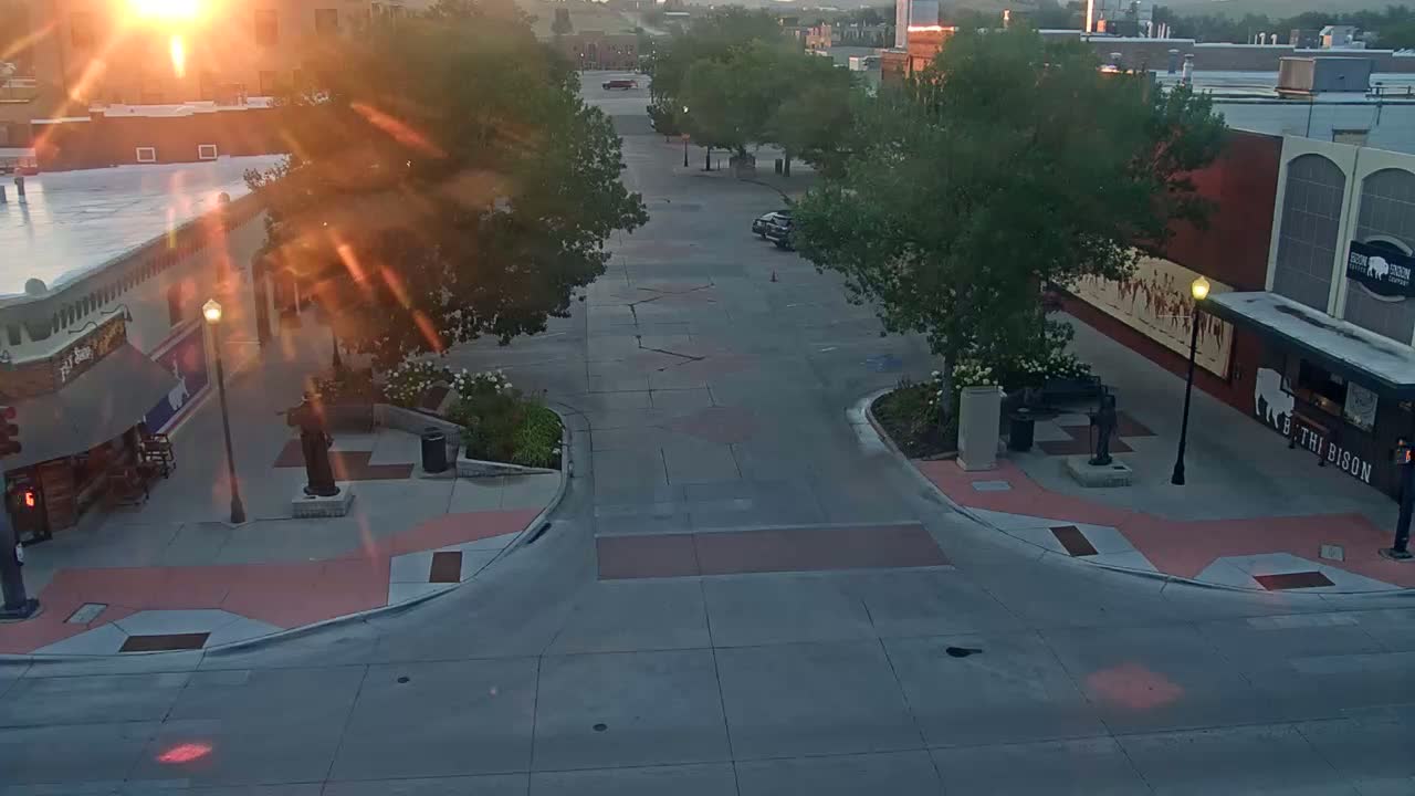 Sheridan, Grinnell Plaza & East Grinnell Street  Live Cam - Sheridan, Sheridan County, Wyoming, USA