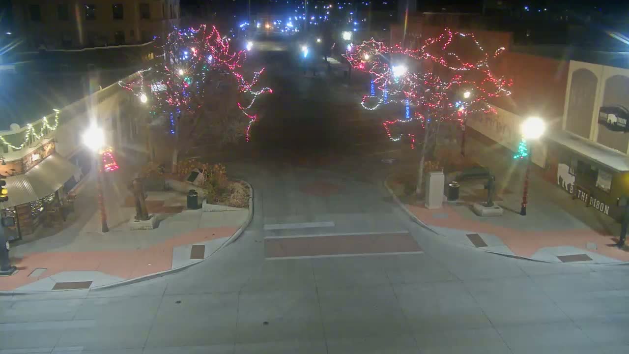 Sheridan, Grinnell Plaza & East Grinnell Street  Live Cam - Sheridan, Sheridan County, Wyoming, USA