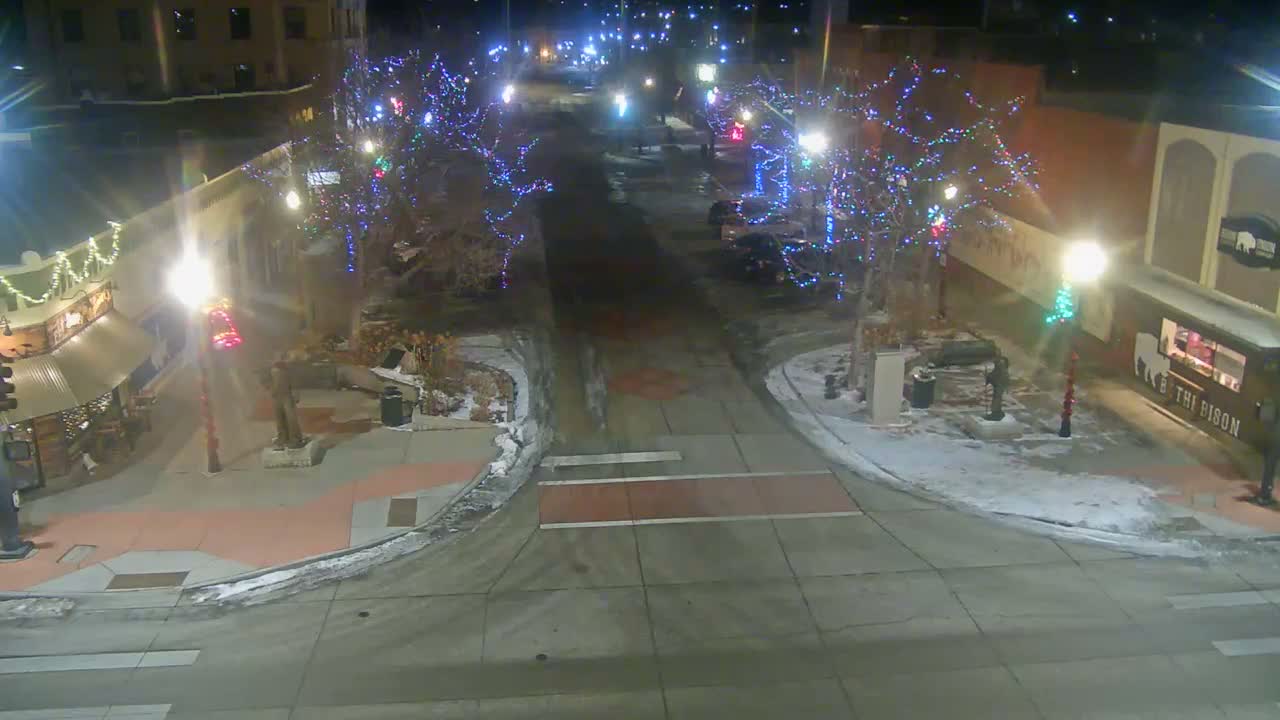 Sheridan, Grinnell Plaza & East Grinnell Street  Live Cam - Sheridan, Sheridan County, Wyoming, USA