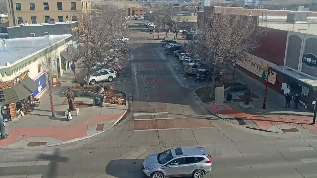 Sheridan, Grinnell Plaza & East Grinnell Street  Live Cam - Sheridan, Sheridan County, Wyoming, USA