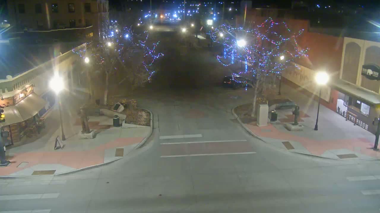 Sheridan, Grinnell Plaza & East Grinnell Street  Live Cam - Sheridan, Sheridan County, Wyoming, USA