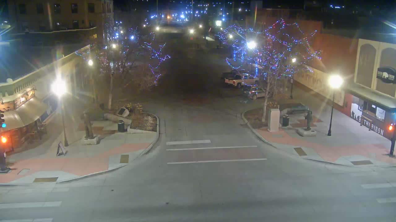 Sheridan, Grinnell Plaza & East Grinnell Street  Live Cam - Sheridan, Sheridan County, Wyoming, USA