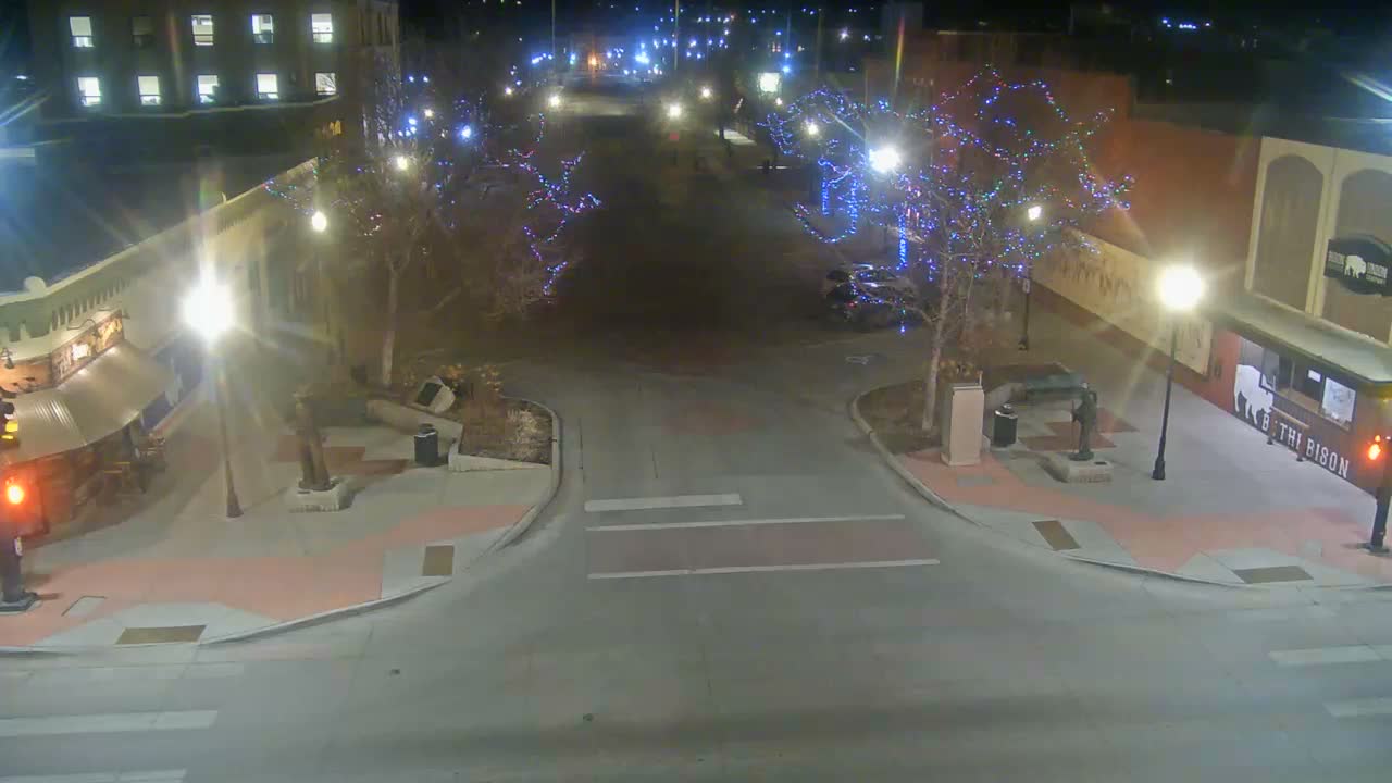 Sheridan, Grinnell Plaza & East Grinnell Street  Live Cam - Sheridan, Sheridan County, Wyoming, USA