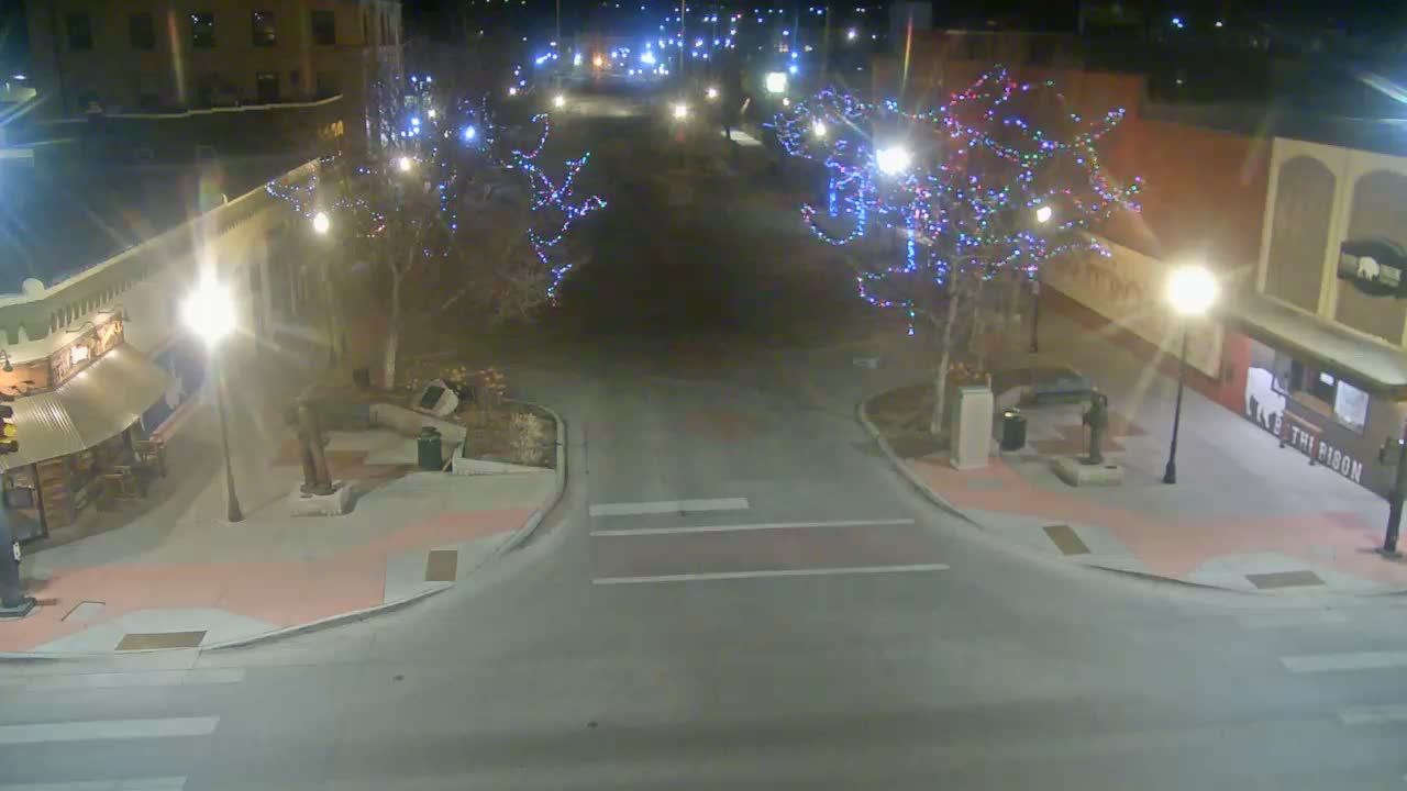 Sheridan, Grinnell Plaza & East Grinnell Street  Live Cam - Sheridan, Sheridan County, Wyoming, USA