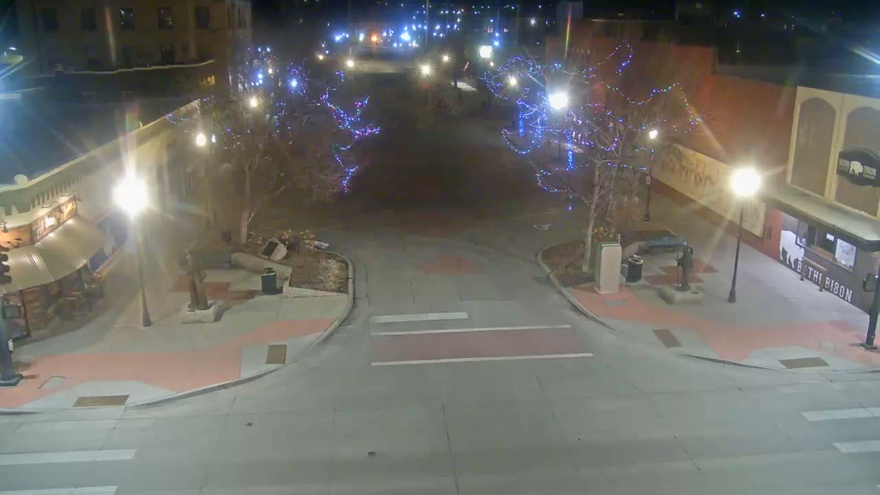 Sheridan, Grinnell Plaza & East Grinnell Street  Live Cam - Sheridan, Sheridan County, Wyoming, USA