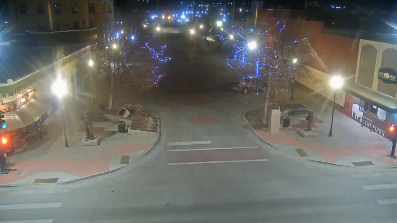 Sheridan, Grinnell Plaza & East Grinnell Street  Live Cam - Sheridan, Sheridan County, Wyoming, USA